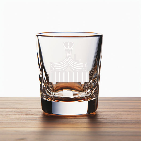Mardi Gras Royalty Float Unique Laser Engraved Shot Glass - Stylish Barware Gift with Intricate Designs