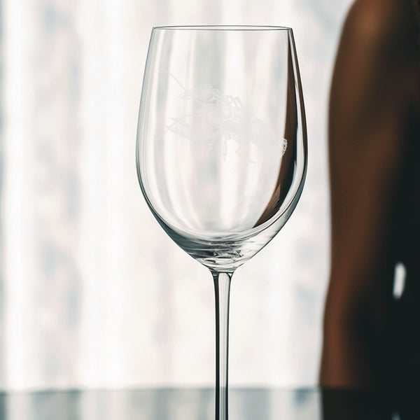 Crawfish  | Unique Laser Etched Wine Glass Stemware: Add a Touch of Style to Your Barware Collection