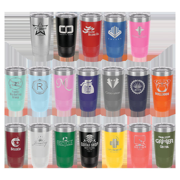 NOLA Tiles | Stay Hydrated on the Go with a Double Insulated Travel Tumbler in Various Trendy Colors