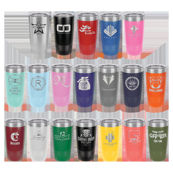 Trout | Stay Hydrated on the Go with a Double Insulated Travel Tumbler in Various Trendy Colors