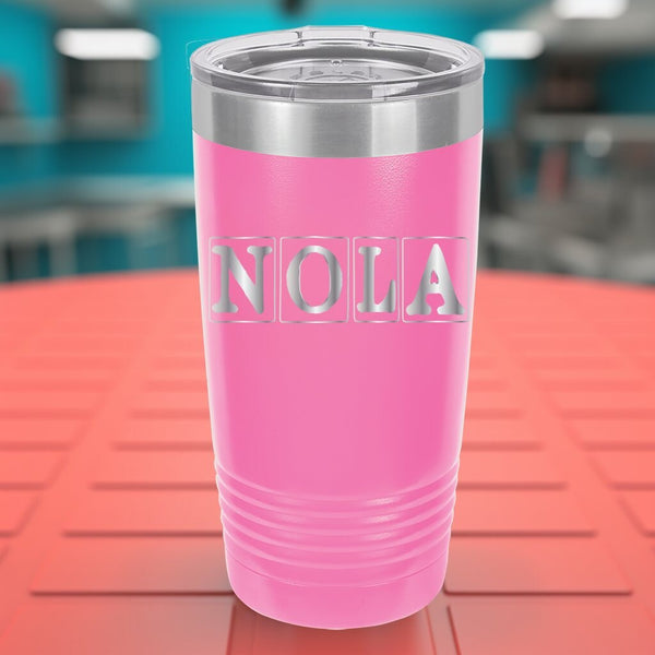 NOLA Tiles | Stay Hydrated on the Go with a Double Insulated Travel Tumbler in Various Trendy Colors