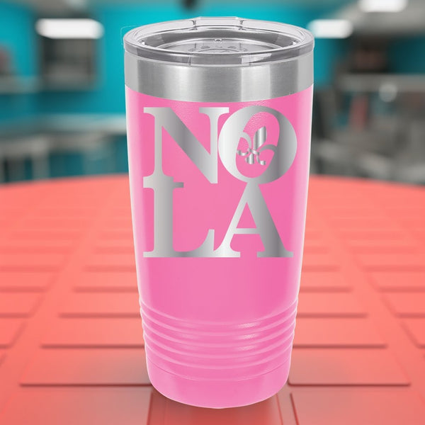 NOLA FDL | Stay Hydrated on the Go with a Double Insulated Travel Tumbler in Various Trendy Colors