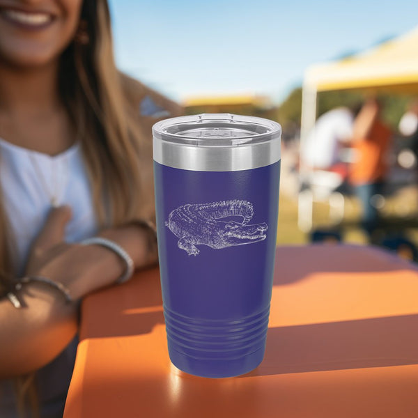 Gator | Stay Hydrated on the Go with a Double Insulated Travel Tumbler in Various Trendy Colors