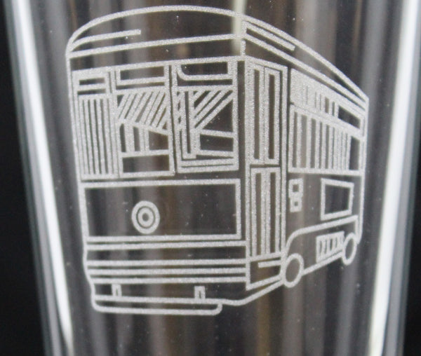 Streetcar Pint Glass